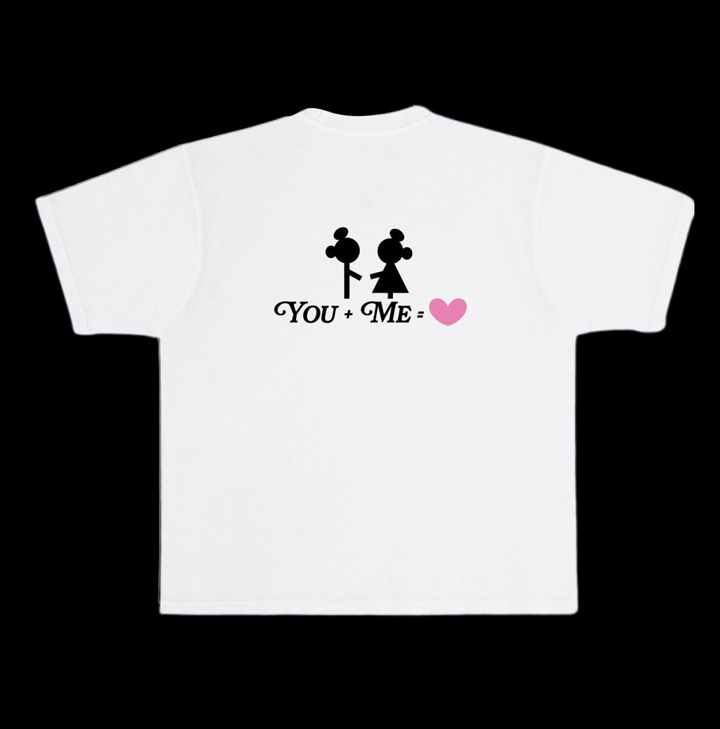 Love, You + Me t shirt