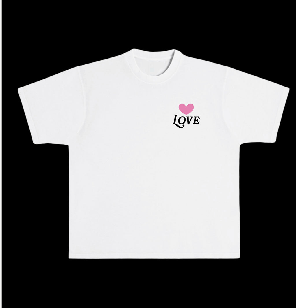 Love, You + Me t shirt
